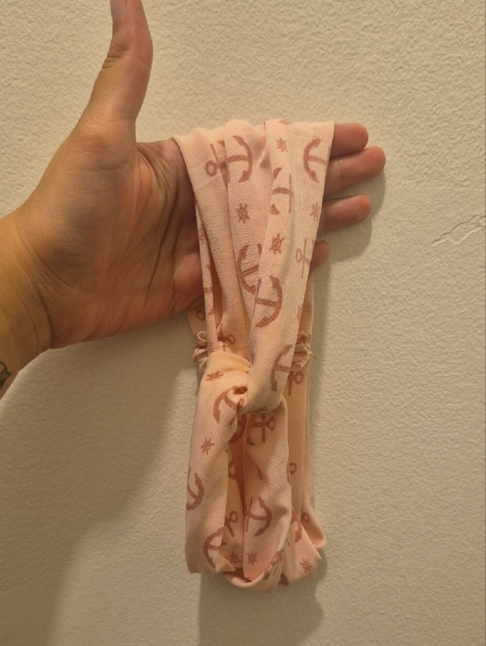 Pink Nautical Knot Twisted Headband - Picture 2 of 2
